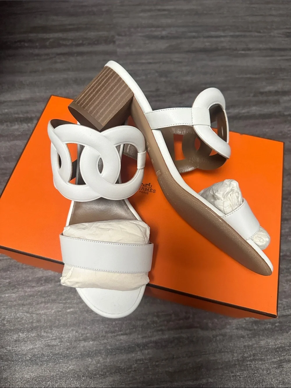 Hermes luxury white